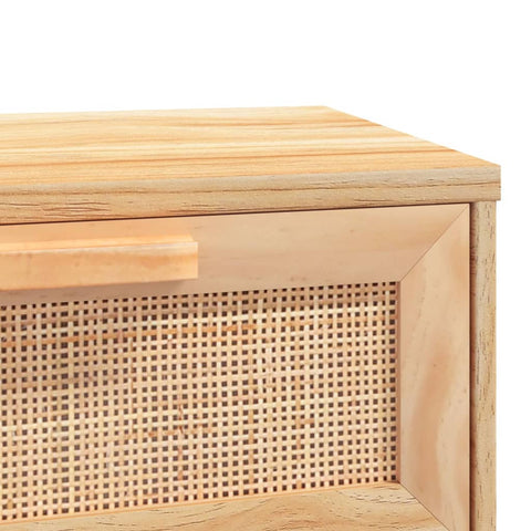 vidaXL Coffee Table Brown 80x40x30 cm Engineered Wood&Solid Wood Pine