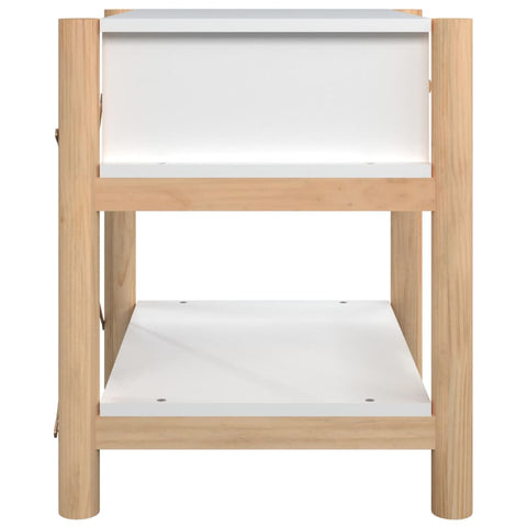 vidaXL Bedside Tables 2pcs White 42x38x45 cm Engineered Wood