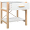 vidaXL Bedside Tables 2pcs White 42x38x45 cm Engineered Wood