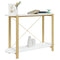 vidaXL Console Table White 110x38x75 cm Engineered Wood