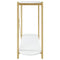 vidaXL Console Table White 110x38x75 cm Engineered Wood