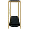 vidaXL Console Table Black 110x38x75 cm Engineered Wood