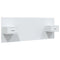 vidaXL Bed Headboard with Cabinets White Engineered Wood