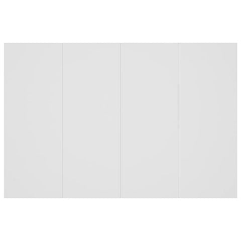 vidaXL Bed Headboard with Cabinets White Engineered Wood