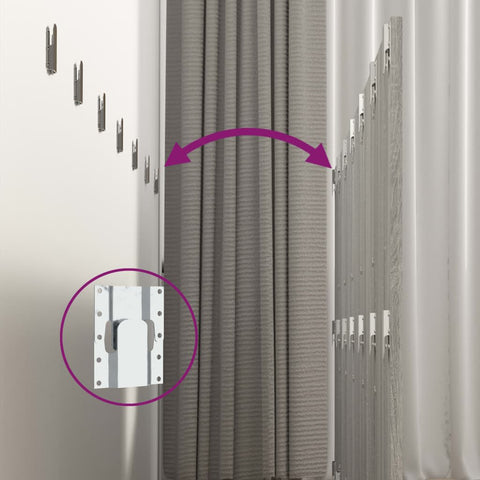 vidaXL Bed Headboard with Cabinets Grey Sonoma Engineered Wood