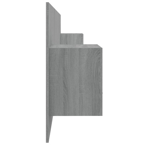 vidaXL Bed Headboard with Cabinets Grey Sonoma Engineered Wood