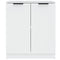 vidaXL Sideboards 2 pcs White 60x30x70 cm Engineered Wood