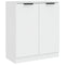 vidaXL 3 Piece Sideboards White Engineered Wood