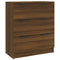 vidaXL 3 Piece Sideboards Brown Oak Engineered Wood