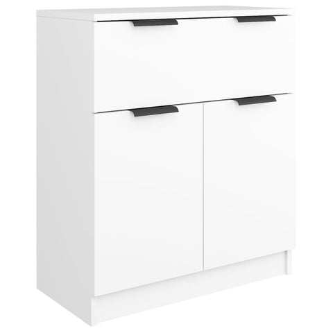 vidaXL 3 Piece Sideboards White Engineered Wood
