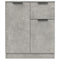 vidaXL Sideboards 2 pcs Concrete Grey 60x30x70 cm Engineered Wood