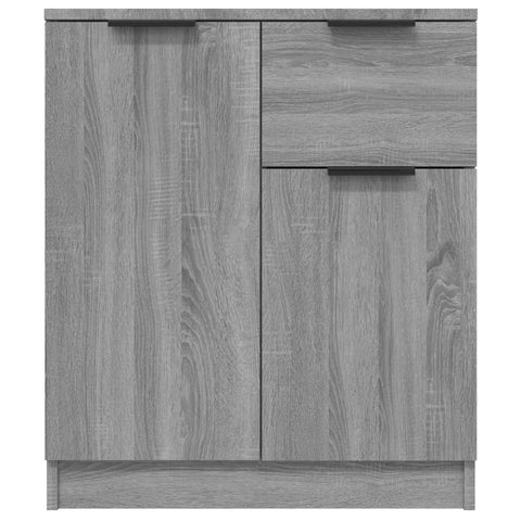 vidaXL Sideboards 2 pcs Grey Sonoma 60x30x70 cm Engineered Wood