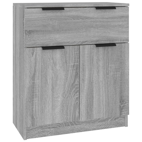 vidaXL Sideboards 3 pcs Grey Sonoma Engineered Wood