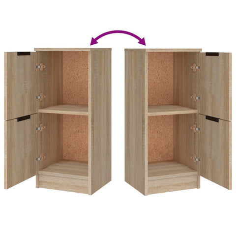 vidaXL Sideboards 3 pcs Sonoma Oak Engineered Wood