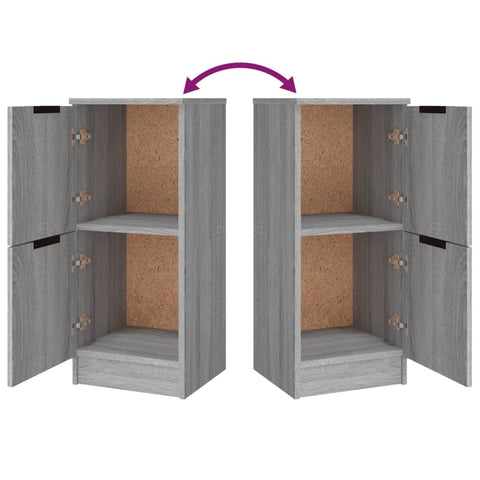 vidaXL Sideboards 3 pcs Grey Sonoma Engineered Wood