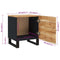 vidaXL Bedside Cabinet 40x33x46 cm Solid Wood Acacia