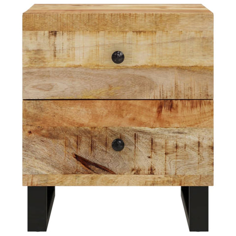 vidaXL Bedside Cabinets 2 pcs 40x33x46 cm Solid Wood Mango