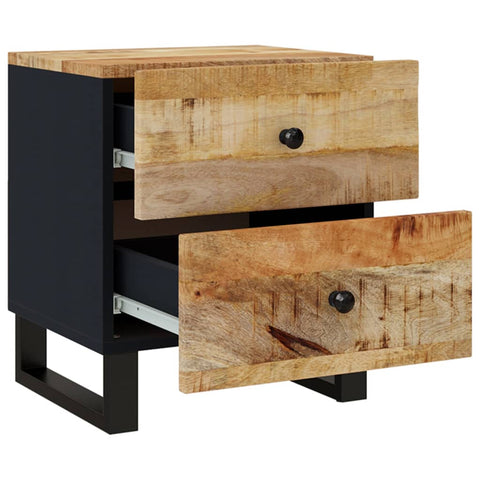 vidaXL Bedside Cabinets 2 pcs 40x33x46 cm Solid Wood Mango