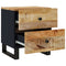 vidaXL Bedside Cabinets 2 pcs 40x33x46 cm Solid Wood Mango