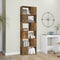 vidaXL Book Cabinet/Room Divider Smoked Oak 60x24x186 cm