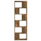 vidaXL Book Cabinet/Room Divider Smoked Oak 60x24x186 cm