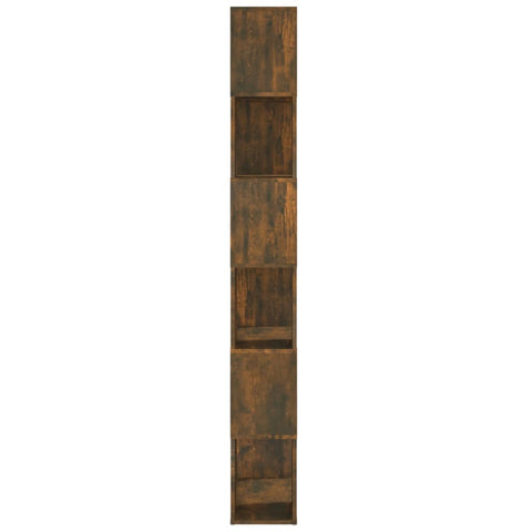 vidaXL Book Cabinet/Room Divider Smoked Oak 60x24x186 cm