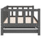 vidaXL Pull-out Day Bed without Mattress Grey 2x(90x190)cm