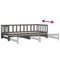 vidaXL Pull-out Day Bed without Mattress Grey 2x(90x190)cm