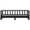 vidaXL Pull-out Day Bed without Mattress Black 2x(90x190)cm