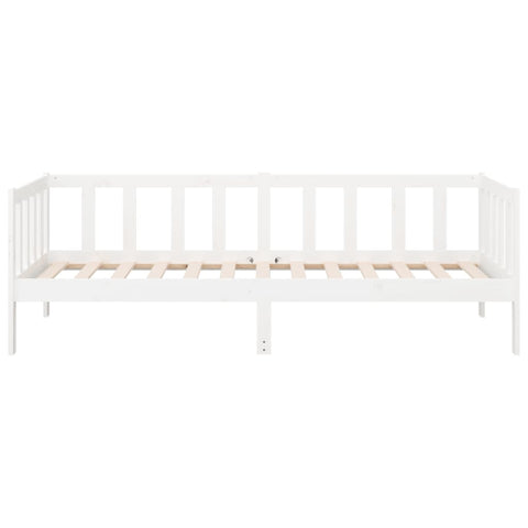 vidaXL Day Bed without Mattress White 80x200cm Solid Wood Pine