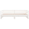 vidaXL Pull-out Day Bed without Mattress White 80x200 cm