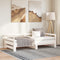 vidaXL Pull-out Day Bed without Mattress White 80x200 cm