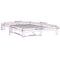 vidaXL Bed Frame without Mattress White Solid Wood Pine King Size