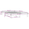 vidaXL Bed Frame without Mattress Grey Solid Wood Pine King Size
