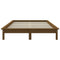 vidaXL Bed Frame without Mattress Honey Brown Super King Size Solid Wood