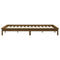 vidaXL Bed Frame without Mattress Honey Brown Super King Size Solid Wood