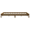 vidaXL Bed Frame without Mattress Honey Brown 200x200 cm Solid Wood