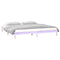 vidaXL LED Bed Frame without Mattress 160x200 cm Solid Wood