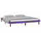 vidaXL LED Bed Frame without Mattress Honey Brown 140x190 cm Solid Wood