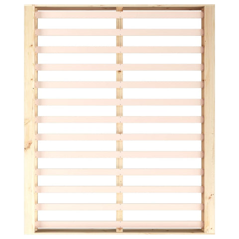 vidaXL Bed Frame without Mattress 180x200 cm Super King Super King Size Solid Wood