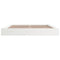 vidaXL Bed Frame without Mattress White 160x200 cm Solid Wood