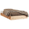 vidaXL Bed Frame without Mattress 75x190 cm Small Single Small Single Solid Wood