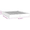 vidaXL Bed Frame without Mattress White 140x190 cm Solid Wood