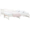 vidaXL Pull-out Day Bed without Mattress White 2x(80x200) cm