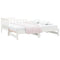 vidaXL Pull-out Day Bed without Mattress White 2x(90x190) cm