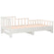 vidaXL Pull-out Day Bed without Mattress White 2x(90x190) cm