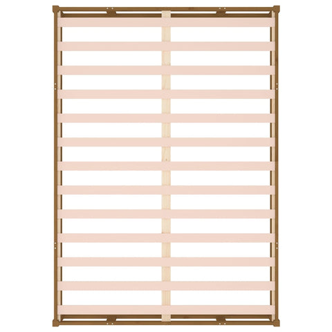 vidaXL Bed Frame without Mattress Honey Brown 120x200 cm Solid Wood