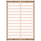 vidaXL Bed Frame without Mattress Honey Brown 120x200 cm Solid Wood
