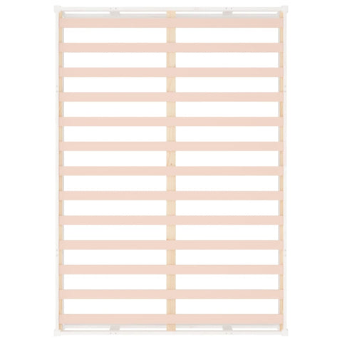 vidaXL Bed Frame without Mattress White 140x200 cm Solid Wood