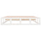 vidaXL Bed Frame without Mattress White 160x200 cm Solid Wood
